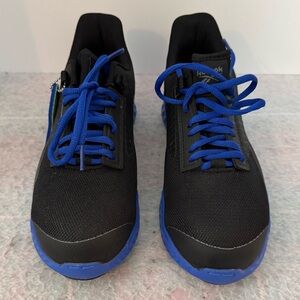 Reebok Men's Work Shoes RB1540 Black With Blue 6W Men 8W Women